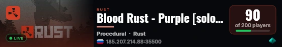 Blood Rust - Purple [solo, x2] live status badge