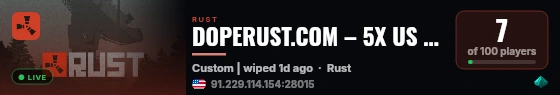 DOPERUST.COM – 5X US Solo/Duo [MyMini|Kits|Rewards] live status badge