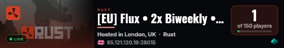 [EU] Flux • 2x Biweekly • Solo/Duo/Trio • WIPED 11/08 live status badge