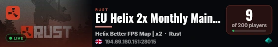 EU Helix 2x Monthly Main | No BP wipes | Noob Friendly | x2 live status badge