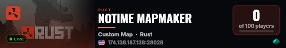NOTIME MAPMAKER live status badge