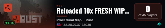 Reloaded 10x FRESH WIPE | Shop | Basements | Ganja | SkillTree live status badge