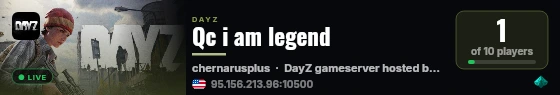 Qc i am legend live status badge