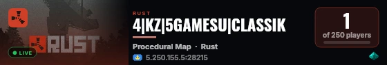 4|KZ|5GAMESU|CLASSIK live status badge