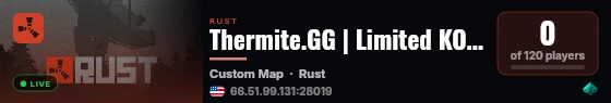Thermite.GG | Limited KOS | Noob Friendly | Biweekly live status badge