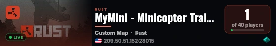 MyMini - Minicopter Training + Racing + Heli Dogfight live status badge