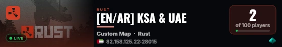 [EN/AR] KSA & UAE live status badge