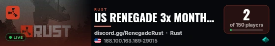 US RENEGADE 3x MONTHLY | Solo Duo Trio Quad | Shop | 50% Upkeep live status badge