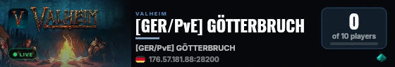 [GER/PvE] GÖTTERBRUCH live status badge