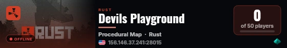 Devils Playground live status badge