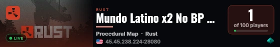 Mundo Latino x2 No BP Wipe/ Noob/Friendly Wipeado Reciente live status badge