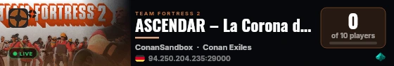 ASCENDAR – La Corona dei Tre Re live status badge