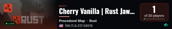 Cherry Vanilla | Rust Jawn Philadelphia | NEXT WIPE 10.01 live status badge