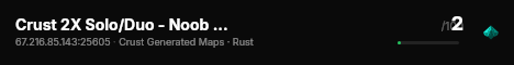 Crust 2X Solo/Duo - Noob Friendly|1/2 Upkeep|Events - NEW live status badge