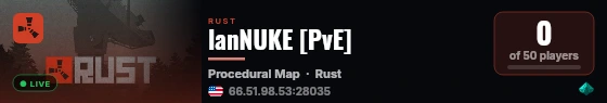 lanNUKE [PvE] live status badge