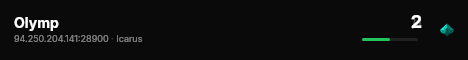 Olymp live status badge
