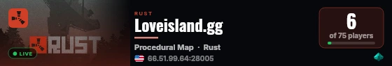 Loveisland.gg live status badge