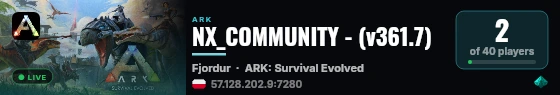 NX_COMMUNITY - (v361.7) live status badge