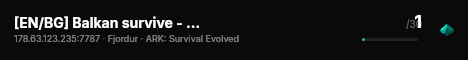 [EN/BG] Balkan survive - (v361.7) live status badge
