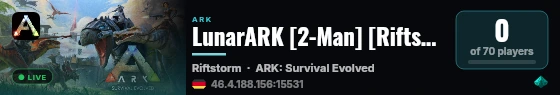 LunarARK [2-Man] [Riftstorm] - (v358.24) live status badge