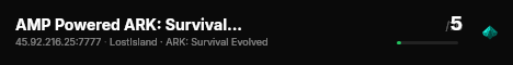 AMP Powered ARK: Survival Evolved Server - (v361.7) live status badge