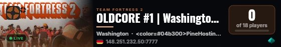 OLDCORE #1 | Washington | 3x | Semi-Vanilla live status badge