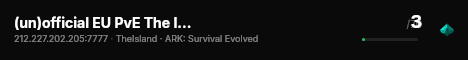 (un)official EU PvE The Island 748 - (v361.7) live status badge