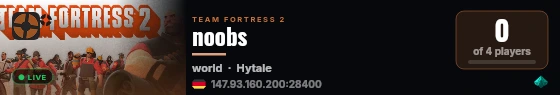 noobs live status badge