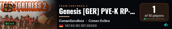 Genesis [GER] PVE-K RP-ERP 18+ Devious Desire SEX live status badge