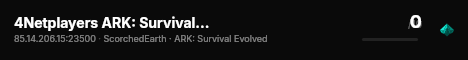4Netplayers ARK: Survival Evolved Server - (v361.7) live status badge