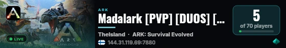 Madalark [PVP] [DUOS] [x25]  [Island] - (v358.24) live status badge