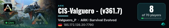 CIS-Valguero - (v361.7) live status badge