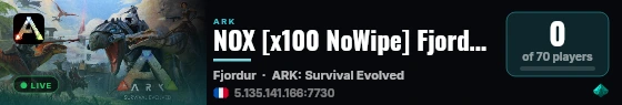 NOX [x100 NoWipe] Fjordur - (v358.24) live status badge