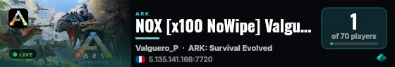 NOX [x100 NoWipe] Valguero - (v358.24) live status badge
