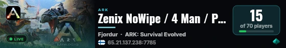 Zenix NoWipe / 4 Man / PvP / 15x / Fjordur - (v358.24) live status badge