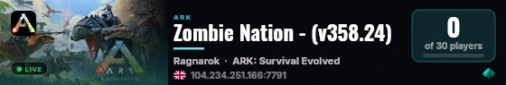 Zombie Nation - (v358.24) live status badge
