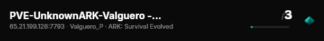PVE-UnknownARK-Valguero - (v358.24) live status badge