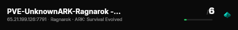 PVE-UnknownARK-Ragnarok - (v358.24) live status badge