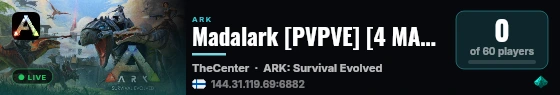 Madalark [PVPVE] [4 MAN] [x15]   center - (v358.24) live status badge