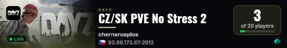 CZ/SK PVE No Stress 2 live status badge