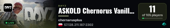 ASKOLD Chernorus Vanilla++ 6 max 1PP | KeyRooms | Events live status badge