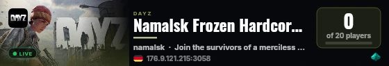 Namalsk Frozen Hardcore Expedition | PvE Survival live status badge