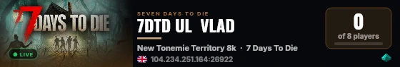 7DTD UL  VLAD live status badge