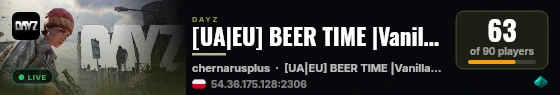 [UA|EU] BEER TIME |Vanilla+|PVP|3pp|Map|Party live status badge