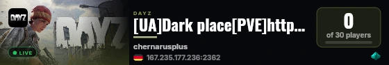 [UA]Dark place[PVE]https://discord.gg/4KbqyXR8Mc live status badge