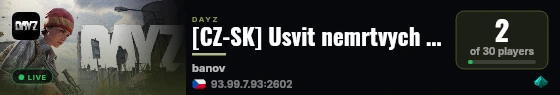 [CZ-SK] Usvit nemrtvych Nova ERA - PVE / PVP zone live status badge