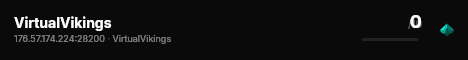 VirtualVikings live status badge