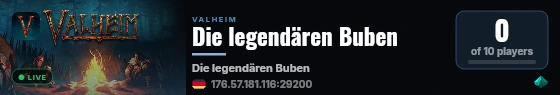 Die legendären Buben live status badge