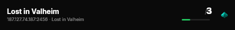 Lost in Valheim live status badge