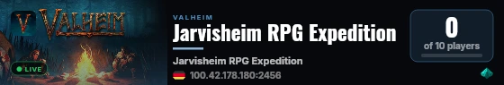 Jarvisheim RPG Expedition live status badge
